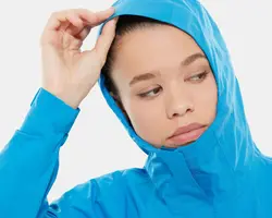 بارانی کوتاه کلاه دار ورزشی زنانه Dryzzle Ftrlight کورای اسپور