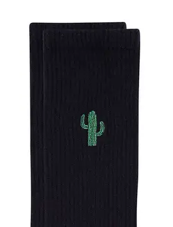 جوراب ساق بلند طرح کاکتوس مردانه
