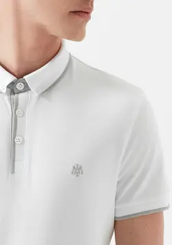 پولوشرت سه دکمه جذب نخی مردانه