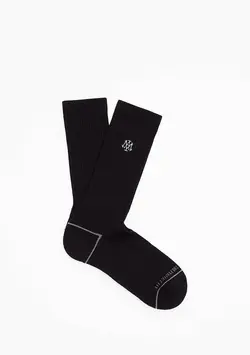 جوراب ساق متوسط خط دار مردانه