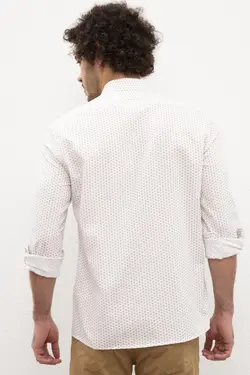 پیراهن نخی جذب مردانه یو اس پولو