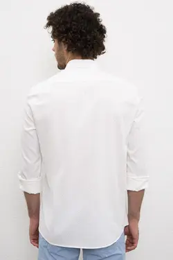 پیراهن نخی جذب مردانه یو اس پولو