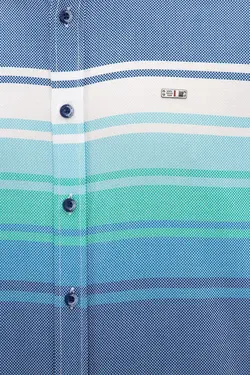 پیراهن آستین بلند راه راه مردانه یو اس پولو