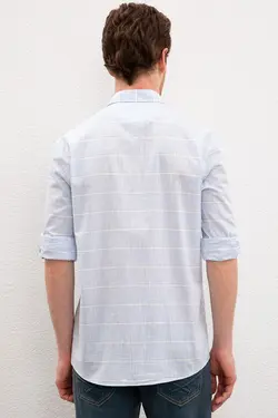 پیراهن نخی مردانه یو اس پولو