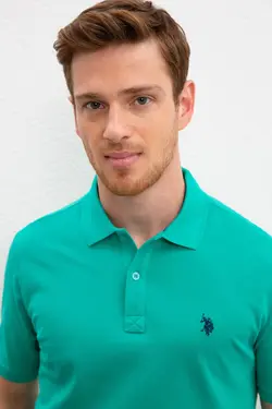 پولوشرت جذب نخی مردانه یو اس پولو