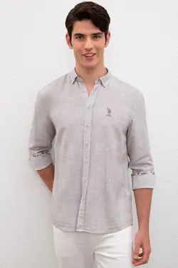 پیراهن آستین بلند مردانه یو اس پولو