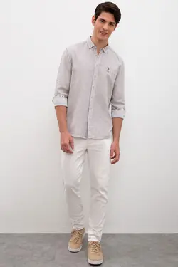 پیراهن آستین بلند مردانه یو اس پولو