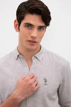 پیراهن آستین بلند مردانه یو اس پولو