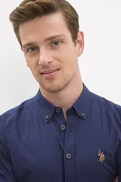 پیراهن آستین بلند مردانه یو اس پولو