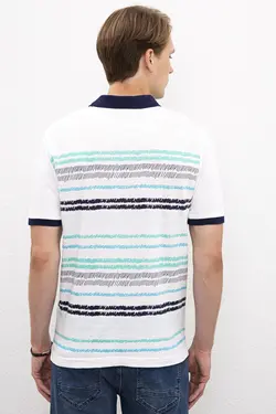 پولوشرت آستین کوتاه نخی مردانه یو اس پولو