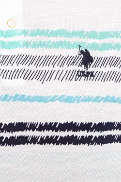 پولوشرت آستین کوتاه نخی مردانه یو اس پولو