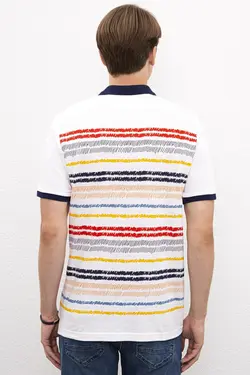 پولوشرت آستین کوتاه نخی مردانه یو اس پولو