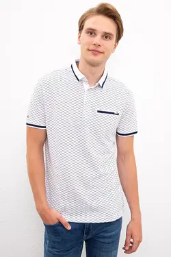 پولوشرت سه دکمه طرحدار مردانه یو اس پولو