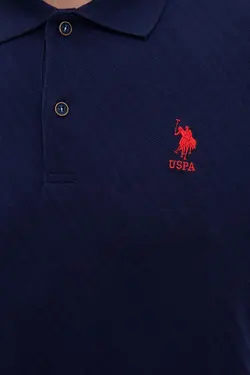 پولوشرت آستین کوتاه نخی مردانه یو اس پولو