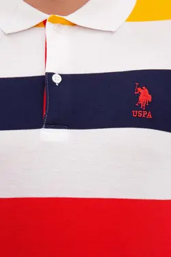 پولوشرت آستین کوتاه راه راه مردانه یو اس پولو