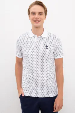 پولوشرت طرح دار مردانه یو اس پولو