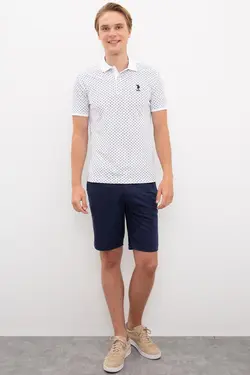 پولوشرت طرح دار مردانه یو اس پولو