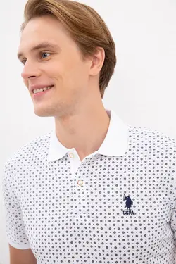 پولوشرت طرح دار مردانه یو اس پولو