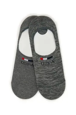 جوراب کفی نوشته دار دو تایی مردانه یو اس پولو