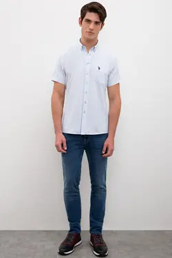 پیراهن آستین کوتاه مردانه یو اس پولو