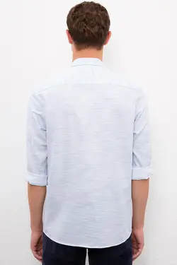 پیراهن آستین بلند جذب مردانه یو اس پولو