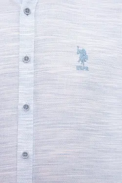 پیراهن آستین بلند جذب مردانه یو اس پولو