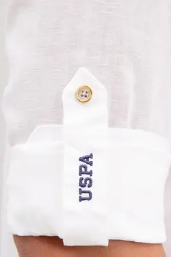 پیراهن آستین بلند یقه ایستاده مردانه یو اس پولو