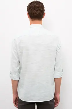 پیراهن آستین بلند جذب یقه برگردان مردانه یو اس پولو