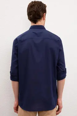 پیراهن آستین بلند یقه برگردان مردانه یو اس پولو