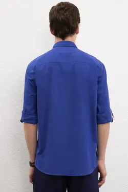 پیراهن آستین بلند یقه برگردان مردانه یو اس پولو