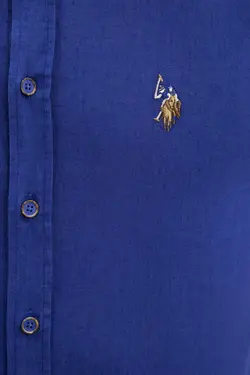 پیراهن آستین بلند یقه برگردان مردانه یو اس پولو