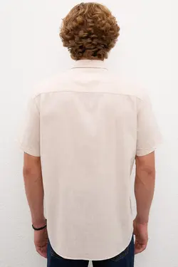 پیراهن آستین کوتاه تک جیب مردانه یو اس پولو