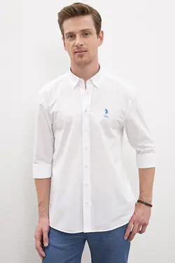 پیراهن آستین بلند مردانه یو اس پولو