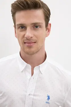 پیراهن آستین بلند مردانه یو اس پولو