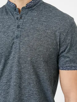 تی شرت یقه ایستاده مردانه کوتون