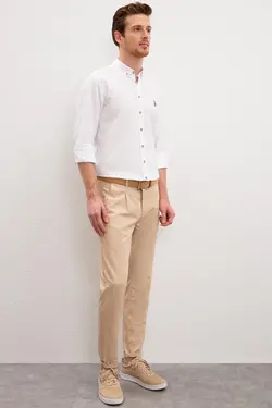 شلوار کتان مخروطی مردانه یو اس پولو