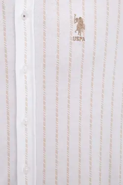 پیراهن آستین بلند راه راه مردانه یو اس پولو