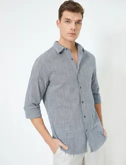 پیراهن نخی مردانه کوتون