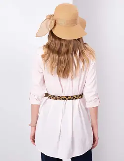 شومیز زنانه صورتی پیرکاردین