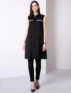 شومیز زنانه سیاه پیرکاردین