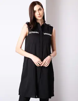 شومیز زنانه سیاه پیرکاردین