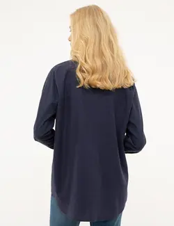 شومیز زنانه نیلی پیرکاردین