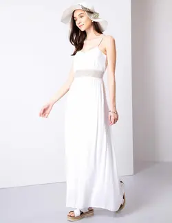 پیراهن زنانه سفید پیرکاردین