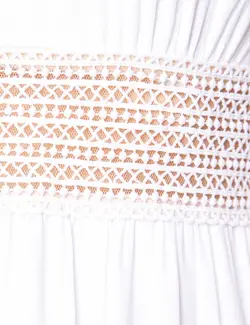 پیراهن زنانه سفید پیرکاردین