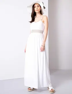 پیراهن زنانه سفید پیرکاردین