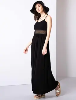 پیراهن زنانه سیاه پیرکاردین