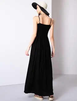 پیراهن زنانه سیاه پیرکاردین