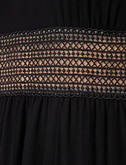 پیراهن زنانه سیاه پیرکاردین