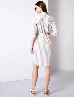 پیراهن زنانه آبی پیرکاردین