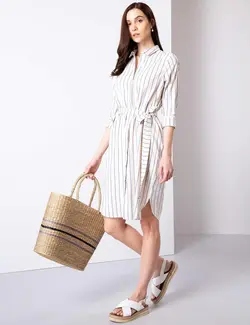 پیراهن زنانه آبی پیرکاردین